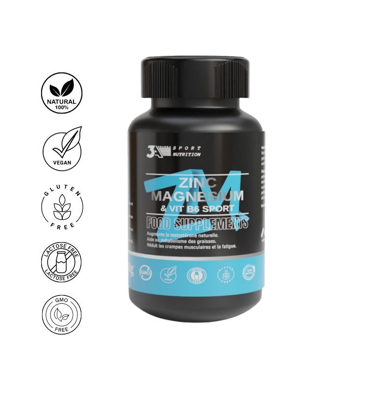 Zinc magnésium &vit b6 sport